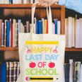 Cool Stylish Happy Last Day Of School Shirt Graduation Canvas Tote Bag