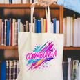Cowabunga Retro 80s 90s Nostalgia Slang Neon Grunge Art Canvas Tote Bag