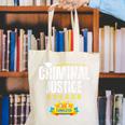 Criminal Justice Degree Graduation Senior Celebration Grad Canvas Tote Bag