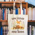 Cute Fox Stay Clever Read Books For Librarian Or Bookworm Canvas Tote Bag Cute Fox Stay Clever Read Books For Librarian Or Bookworm Canvas Tote Bag