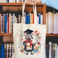 Cute Graduation Zebra Holding DiplomaShirt Canvas Tote Bag