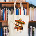 Dabbing Mexican Pizza Dance Food Lover Graduation Canvas Tote Bag