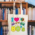 Dad I Love The 80's Retro 80s Nostalgia For Dad Premium Tri-Blend Canvas Tote Bag