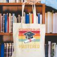 My Daughter In Law Mastered It Master's Graduation Vintage Canvas Tote Bag