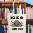 Digging My Escape Route Armadillo Introvert Humor Canvas Tote Bag Digging My Escape Route Armadillo Introvert Humor Canvas Tote Bag