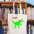 Dinosaur Rawr Diploma Grad Graduate Graduation Canvas Tote Bag