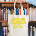 Dungeon Crawler Carl Yellow Text Logo LitRPG Series Book Canvas Tote Bag