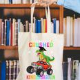 I Easily Crushed Kindergarten Graduation 2022 Truck Dinosaur Canvas Tote Bag