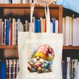 Easily Distracted By Books And Gnomes Book Reading Gnome Canvas Tote Bag