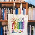 Equality Hurts No One Book Flower Rainbow Pride Month LGBTQ Canvas Tote Bag Equality Hurts No One Book Flower Rainbow Pride Month LGBTQ Canvas Tote Bag