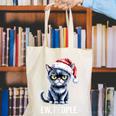 Ew People Christmas Cat Santa Hat Dad Introvert Canvas Tote Bag Ew People Christmas Cat Santa Hat Dad Introvert Canvas Tote Bag