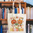 Fall In Love With Reading Autumn Pumpkin Teacher Book Lover Canvas Tote Bag
