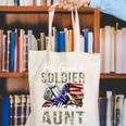 My Favorite Soldier Calls Me Aunt US Army Graduation Aunt Canvas Tote Bag