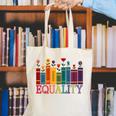Floral Flower Book Equality Human Rights Women's Rights Canvas Tote Bag