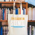 Im Fluent In Silence Introvert Canvas Tote Bag Im Fluent In Silence Introvert Canvas Tote Bag