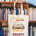 I Was Forced To Put My Book Down And Rejoin Society Book Canvas Tote Bag