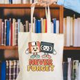 Never Forget Retro Old Technology Nostalgia Canvas Tote Bag