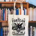 Fortean Social Club Bigfoot Mothman Alien Cryptid Introvert Canvas Tote Bag