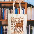 Fox Red Labrador Retriever Introvert Foxred Lab Canvas Tote Bag
