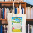 Frutiger Aero Aesthetic Rainbow Glitch Art Premium Tri-Blend Canvas Tote Bag