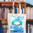 Frutiger Aero Aesthetic Tech Book Butterfly Canvas Tote Bag