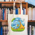 Frutiger Aero Y2K Fashion Trends Statement Piece Tech Orange Canvas Tote Bag
