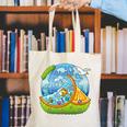 Frutiger Aero Y2K Fashion Trends Statement Piece Tech Orange Premium Canvas Tote Bag