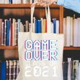 Game Over Class Of 2021 Video Games Graduation Gamer Canvas Tote Bag