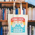 Game Over Class Of 2023 Shirt Students Graduation Canvas Tote Bag