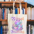 Goth Capybara Ramen Ritual Feasting Soft Introvert Art Canvas Tote Bag Goth Capybara Ramen Ritual Feasting Soft Introvert Art Canvas Tote Bag