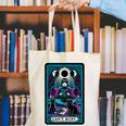 Gothic Girl Tarot Card Introverted Reader And Reading Canvas Tote Bag Gothic Girl Tarot Card Introverted Reader And Reading Canvas Tote Bag