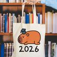 Grad Class Of 2026 Capybara Graduation Graduated Kids Canvas Tote Bag