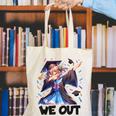 We Out Graduate Dabbing Anime Girl Grad Graduation Canvas Tote Bag