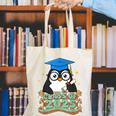 Graduate Penguin Class Of 2025 Kids Graduation Canvas Tote Bag