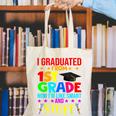 I Graduated From 1st Grade Graduation Matching Student Canvas Tote Bag