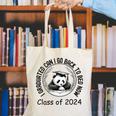 I Graduated Can I Go Back To Bed Now 2024 Graduation Panda Canvas Tote Bag