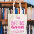 Graduation 2025 Proud Mom Of 2025 Graduate Floral Women Canvas Tote Bag