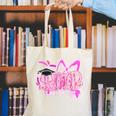 Graduation 2027 Senior 2027 Class Of 2027 Coquette Pink Girl Canvas Tote Bag