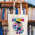 Graduation 2nd Grade Unicorn Roller Skate Girls Grad Canvas Tote Bag
