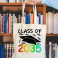 Graduation Class Of 2035 Hand Prints Space Pre-K -12th Grade Canvas Tote Bag