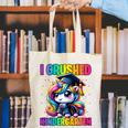 Graduation I Crushed Kindergarten Unicorn Girls Grad Magical Canvas Tote Bag