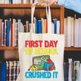 Graduation First Day Of School Crushed It Canvas Tote Bag