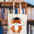 Graduation Fox School Bachelor Master Doctor Study Canvas Tote Bag