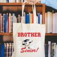 Graduation Proud Brother Of A 2024 Senior Baseball Player Canvas Tote Bag
