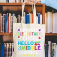 Graduation Shirt For 5th Grader Goodbye Hello Middle School Canvas Tote Bag