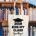 GraduationShirt Kiss My Class 2018 Goodbye Canvas Tote Bag