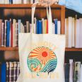 Groovy Like The 70s Aesthetic Nostalgia 1970's Retro Canvas Tote Bag