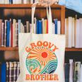Groovy Brother 70s Aesthetic Nostalgia 1970's Retro Brother Canvas Tote Bag Groovy Brother 70s Aesthetic Nostalgia 1970's Retro Brother Canvas Tote Bag