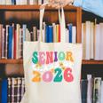 Groovy Senior Class Of 2026 My Last First Day Graduation 26 Canvas Tote Bag