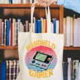Handheld Gamer Retro Portable Console Nostalgia Canvas Tote Bag
